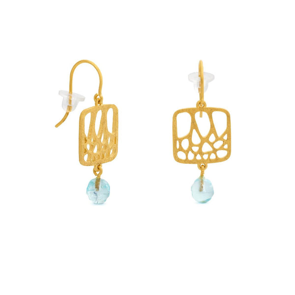 Gaudi Gold Hook Earrings - Dyrberg/Kern NZ