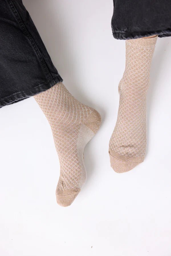 Harlequin Socks, Sand - Dyrberg/Kern NZ