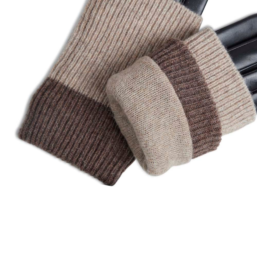 Helly Glove, Black w/Creme+Hazel - Dyrberg/Kern NZ