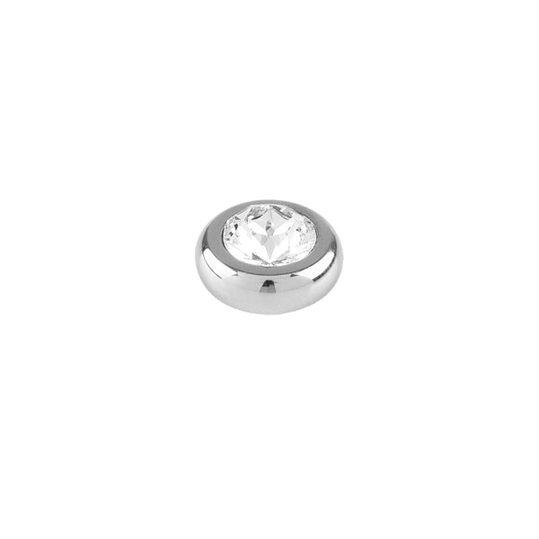 Joy Shiny Silver Interchangeable Ring Topper - Dyrberg/Kern NZ