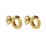 Koro Gold Stud Earrings - Multi - Dyrberg/Kern NZ