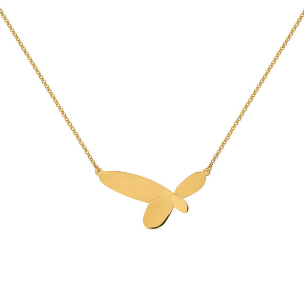 LILIA GOLD NECKLACE WIDE PENDANT - Dyrberg/Kern NZ