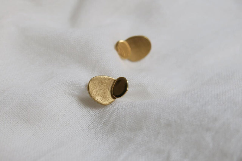 LILIA GOLD STUD EARRINGS - Dyrberg/Kern NZ