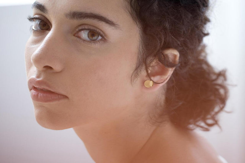 LILIA GOLD STUD EARRINGS - Dyrberg/Kern NZ