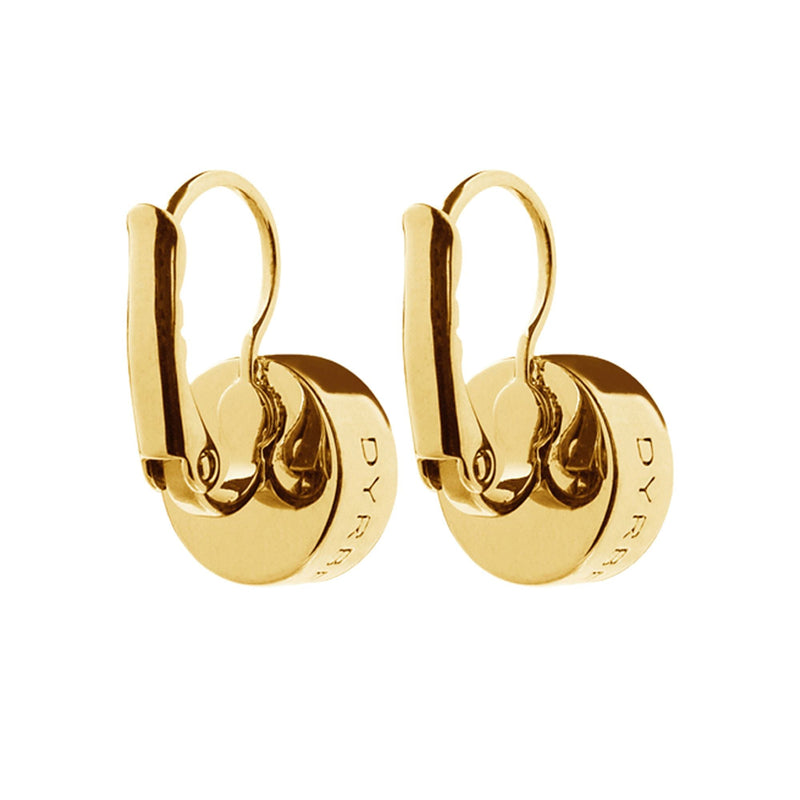 Louise Gold Earrings - Black - Dyrberg/Kern NZ