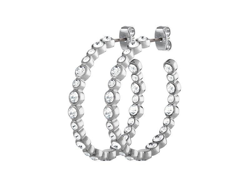 Stainless Steel Hoop Earrings - Dyrberg/Kern NZ
