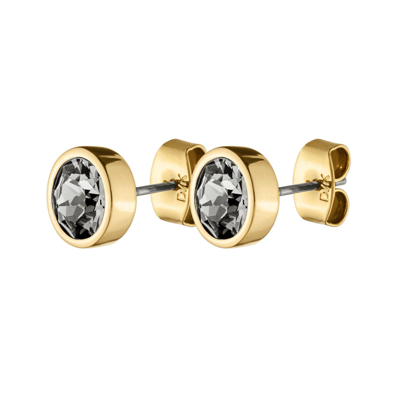 Noble Gold Earrings - Grey - Dyrberg/Kern NZ