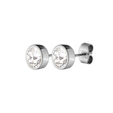 Crystal Stainless Steel Stud Earrings - Dyrberg/Kern NZ