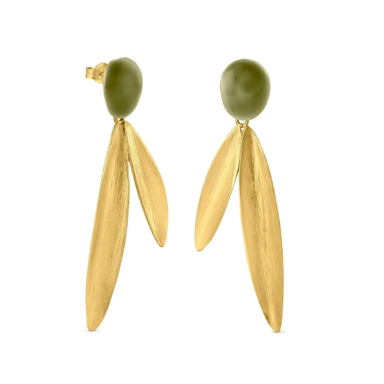 OLIVIA GOLD EARRINGS LARGE J3354AR033200 - Dyrberg/Kern NZ