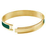 Pennika Gold Bracelet - Emerald Green - Dyrberg/Kern NZ