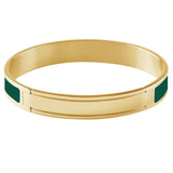 Pennika Gold Bracelet - Emerald Green - Dyrberg/Kern NZ