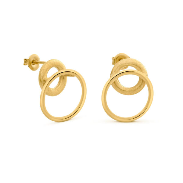 Rall Gold Earring Small - Dyrberg/Kern NZ