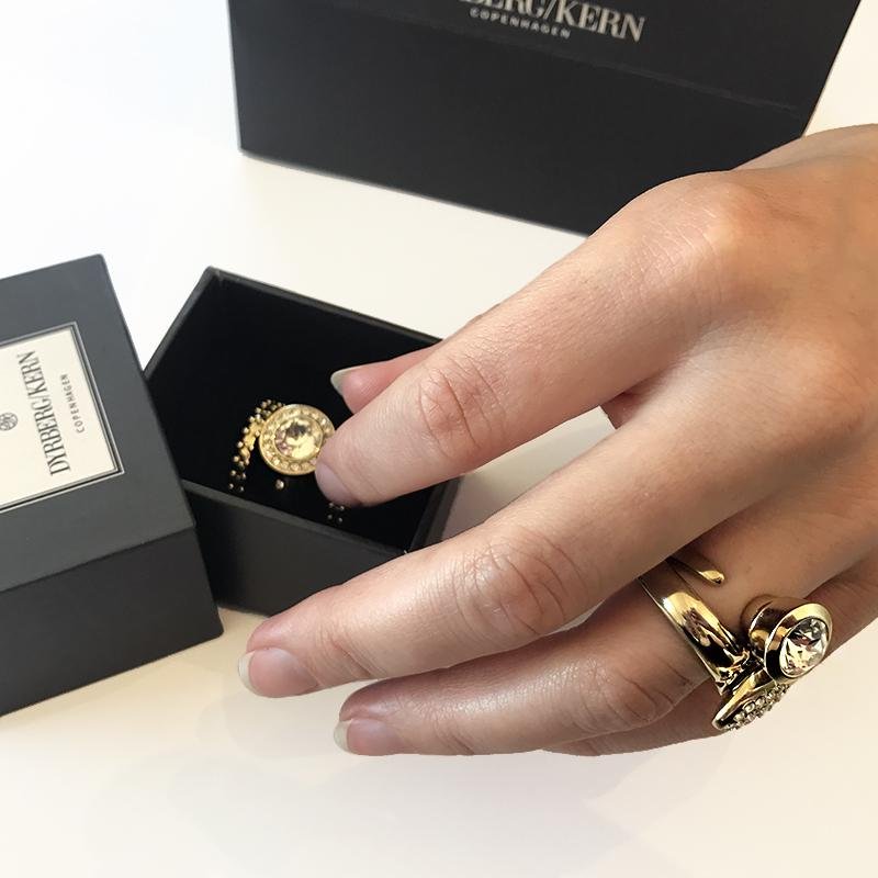 RING 2 SHINY GOLD - Dyrberg/Kern NZ