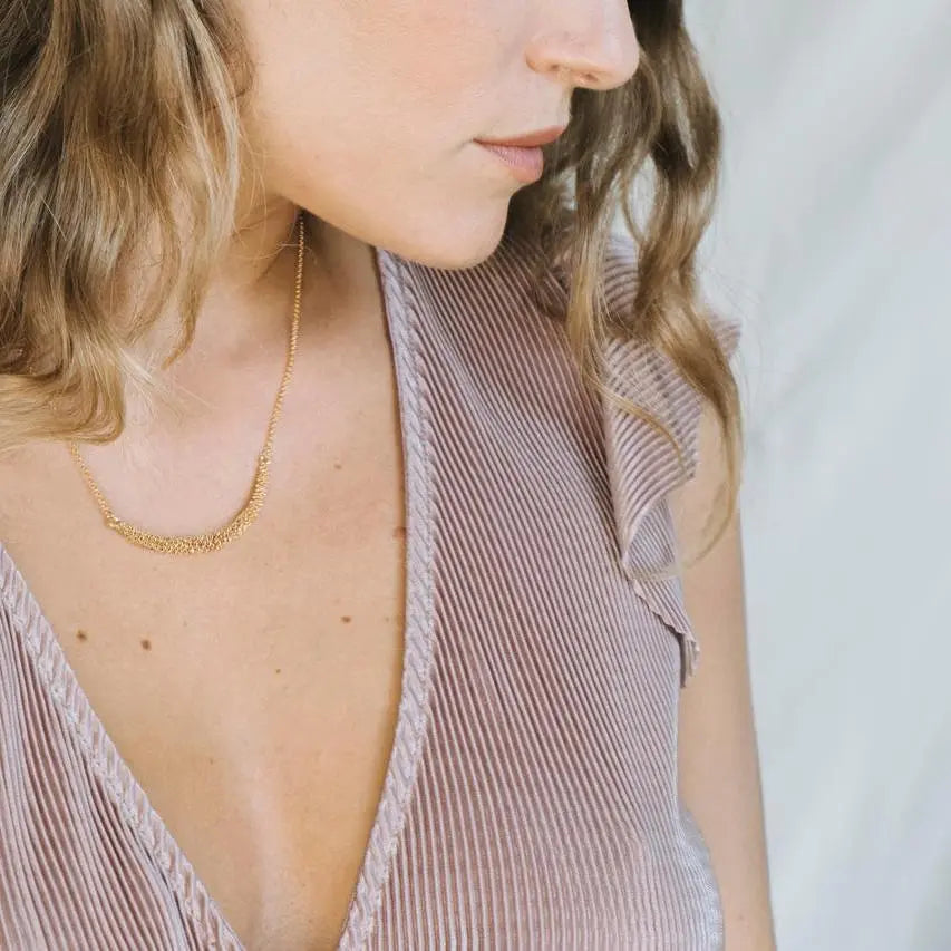 STARDUST GOLD NECKLACE - Dyrberg/Kern NZ