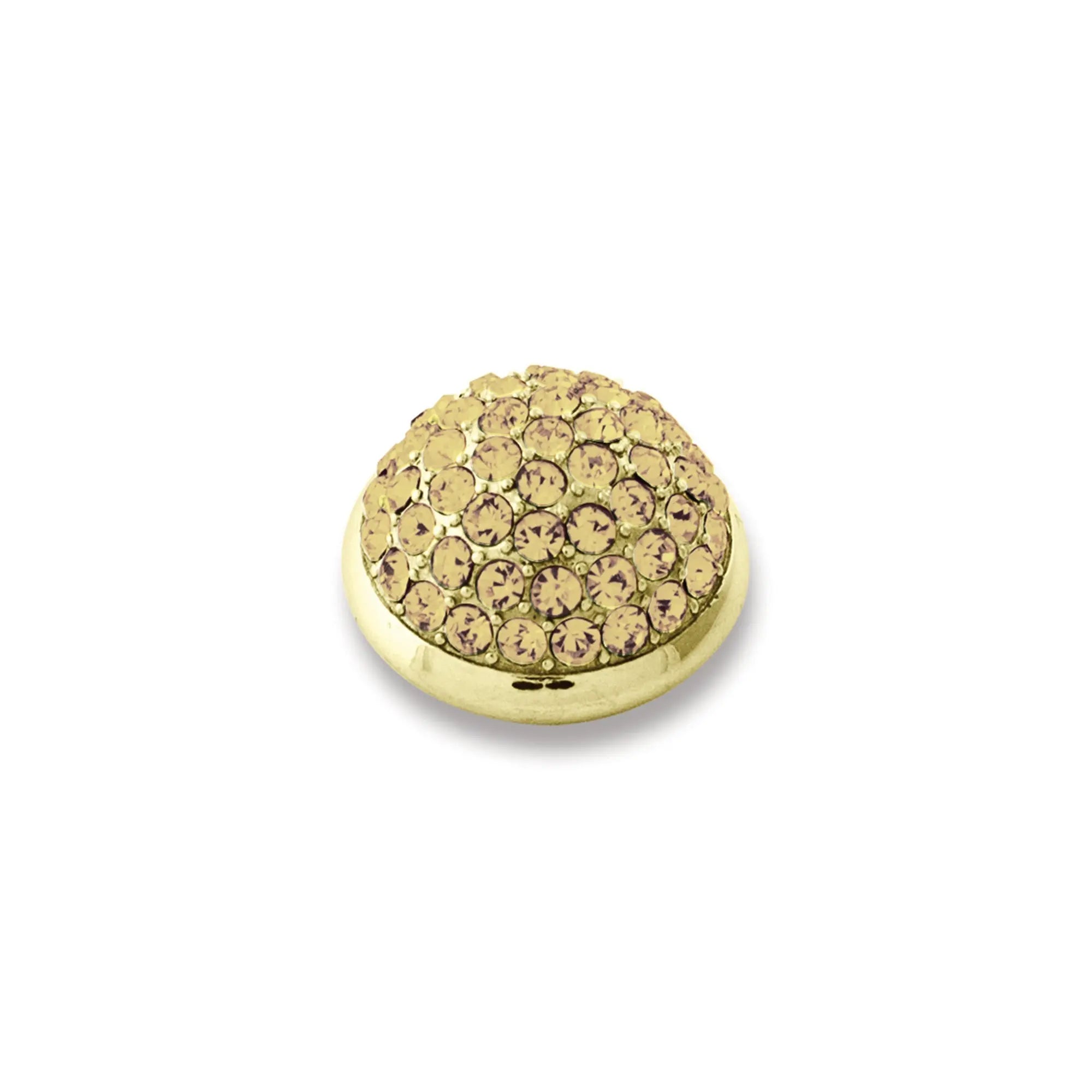 Unity Gold Interchangeable Ring Topper - Light Colorado Topaz - Dyrberg ...