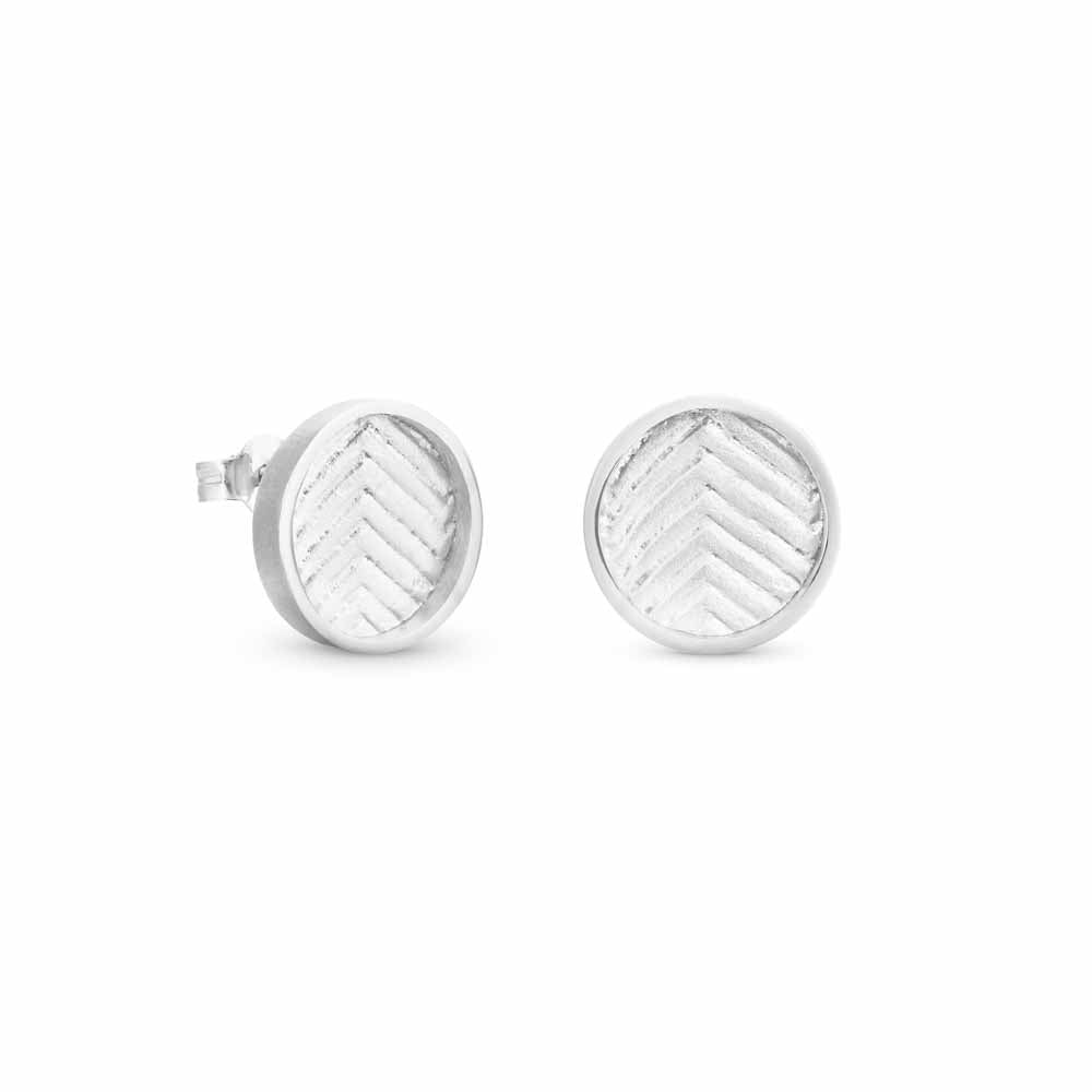VAS SILVER STUD EARRINGS - Dyrberg/Kern NZ