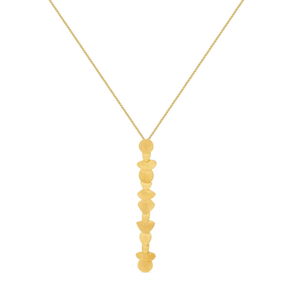 Venus Gold Necklace Long Pendant - Dyrberg/Kern NZ