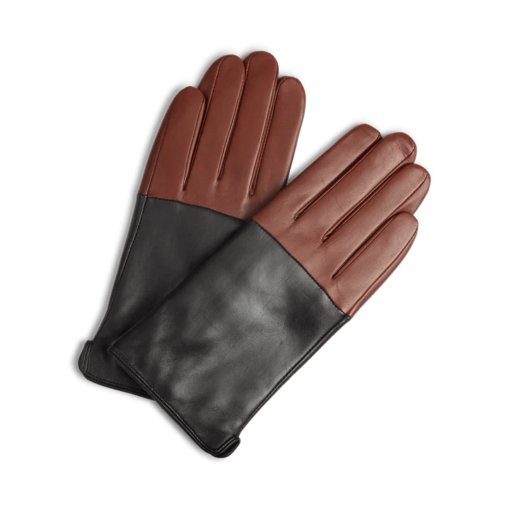 Vilma Contrast Glove, Black w/Cognac - Dyrberg/Kern NZ